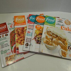 Food Network Magazine 2021/2022 Excellent Condition (Lot of 5)